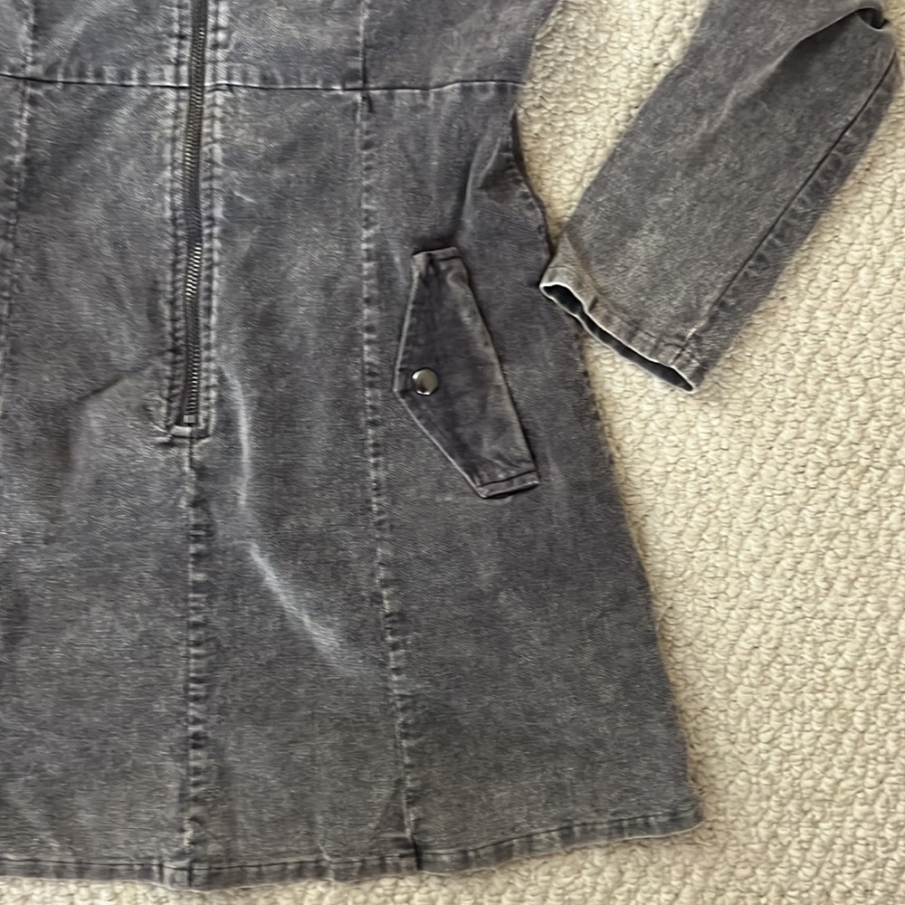 Fate purplish denimish Long sleeve dress - Picture 2 of 3